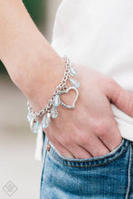 Load image into Gallery viewer, Tune My Heart Blue Bracelet Paparazzi Accessories