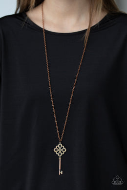 Unlocked Copper Necklace Paparazzi Accessories