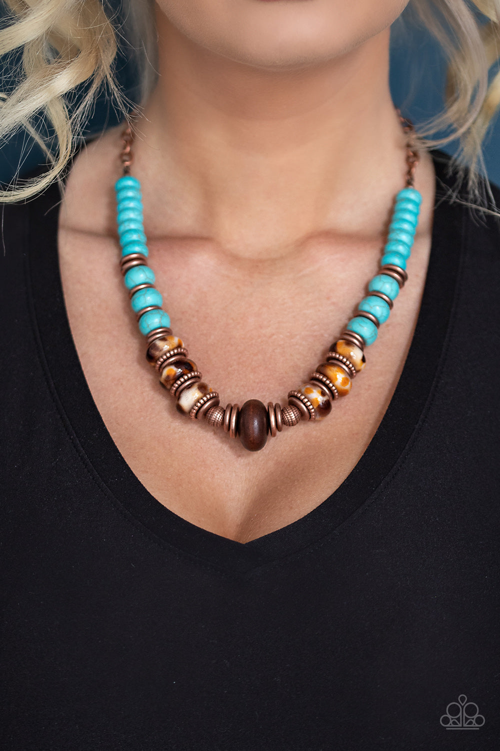 Desert Tranquility Copper Necklace Paparazzi Accessories