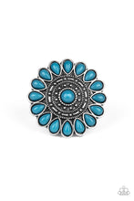 Load image into Gallery viewer, Posy Paradise Blue Ring Paparazzi Accessories