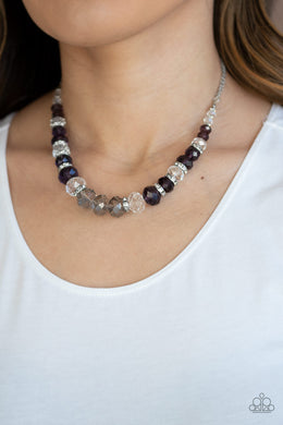 Distracted By Dazzle Purple Necklace Paparazzi Accessories