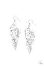 Load image into Gallery viewer, High End Elegance White Earrings Paparazzi Accessories