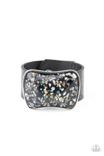 Load image into Gallery viewer, Twinkle Twinkle Little ROCK STAR - Black Leather Bracelet Paparazzi Accessories