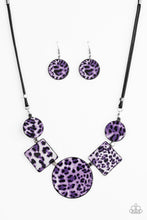 Load image into Gallery viewer, Here Kitty Kitty Purple Necklace Paparazzi Accessories
