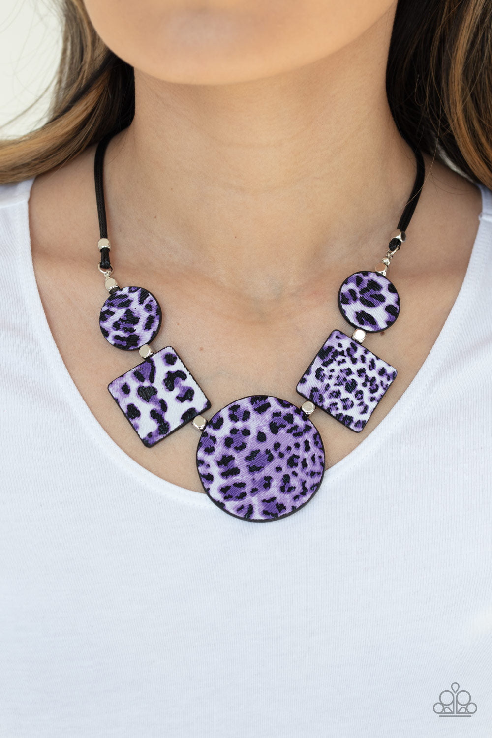Here Kitty Kitty Purple Necklace Paparazzi Accessories