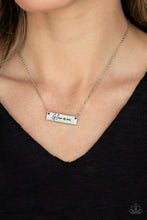 Load image into Gallery viewer, The Glam-ma Silver Necklace Paparazzi Accessories
