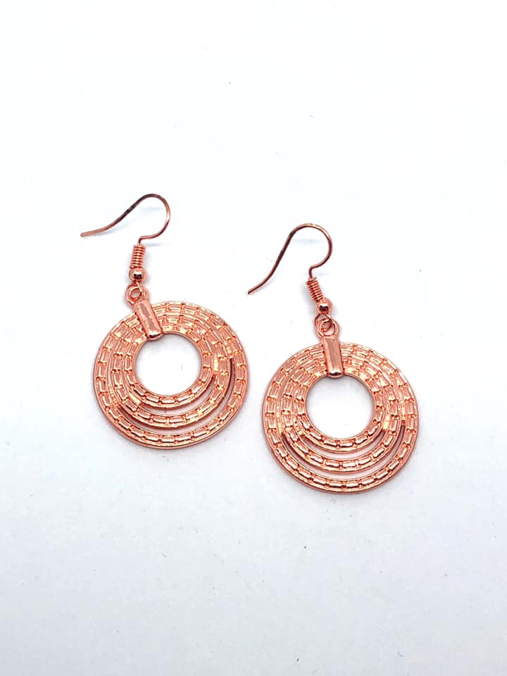 Open Plains Copper Earring Paparazzi Accessories
