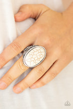 Load image into Gallery viewer, Stonehenge Garden - White Ring Paparazzi Accessories
