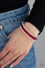 Load image into Gallery viewer, Glam-ified Fashion Red Bracelet Paparazzi Accessories