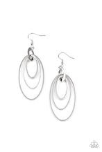 Load image into Gallery viewer, Shimmer Surge Silver Earrings Paparazzi Accessories