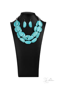2020 Zi,crackle stone,short necklace,turquoise,Authentic Zi Collection Necklace