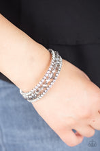 Load image into Gallery viewer, Glam-ified Fashion Silver Bracelet Paparazzi Accessories