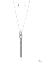 Load image into Gallery viewer, Times Square Stunner Silver Necklace Paparazzi Accessories