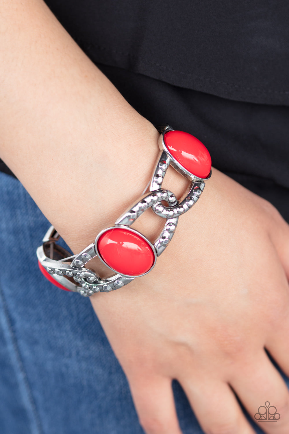 Dreamy Gleam - Red Bracelet Paparazzi Accessories