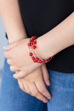 Load image into Gallery viewer, Let Freedom Ring Red Bracelet Paparazzi Accessories