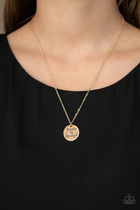 gold,patriotic,short necklace,America The Beautiful Gold Necklace