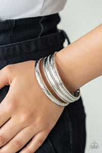 Bangles,silver,Basic Bauble Silver Bracelet