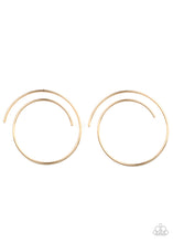 Load image into Gallery viewer, Vogue Vortex - Gold Earrings Paparazzi Accessories