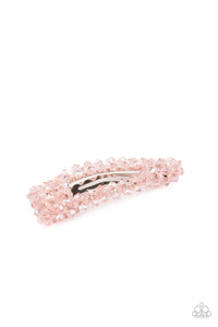 barrette,pink,Just Follow The Glitter - Pink Hair Accessory