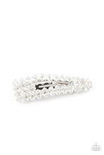 Load image into Gallery viewer, Just Follow The Glitter - White Hair Accessory Paparazzi Accessories