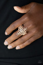 Load image into Gallery viewer, Walk The VINE - Rose Gold Ring Paparazzi Accessories
