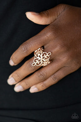 Walk The VINE - Rose Gold Ring Paparazzi Accessories