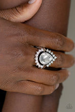 Load image into Gallery viewer, Make Your TRADEMARK - White Rhinestone Ring Paparazzi Accessories