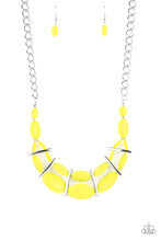 Load image into Gallery viewer, Law Of The Jungle Yellow Necklace Paparazzi Accessories
