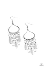 Load image into Gallery viewer, Lure Away - Silver Earrings Paparazzi Accessories