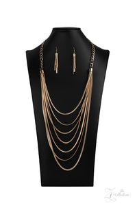 2020 Zi,gold,long necklace,Commanding Zi Collection Necklace