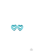 Load image into Gallery viewer, Heart Starlet Shimmer Earrings Paparazzi Accessories