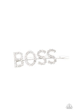 Load image into Gallery viewer, Ya Boss! White Hair Accessory Paparazzi Accessories