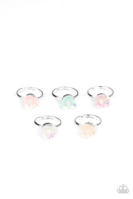 Flower Starlet Shimmer Rings Paparazzi Accessories
