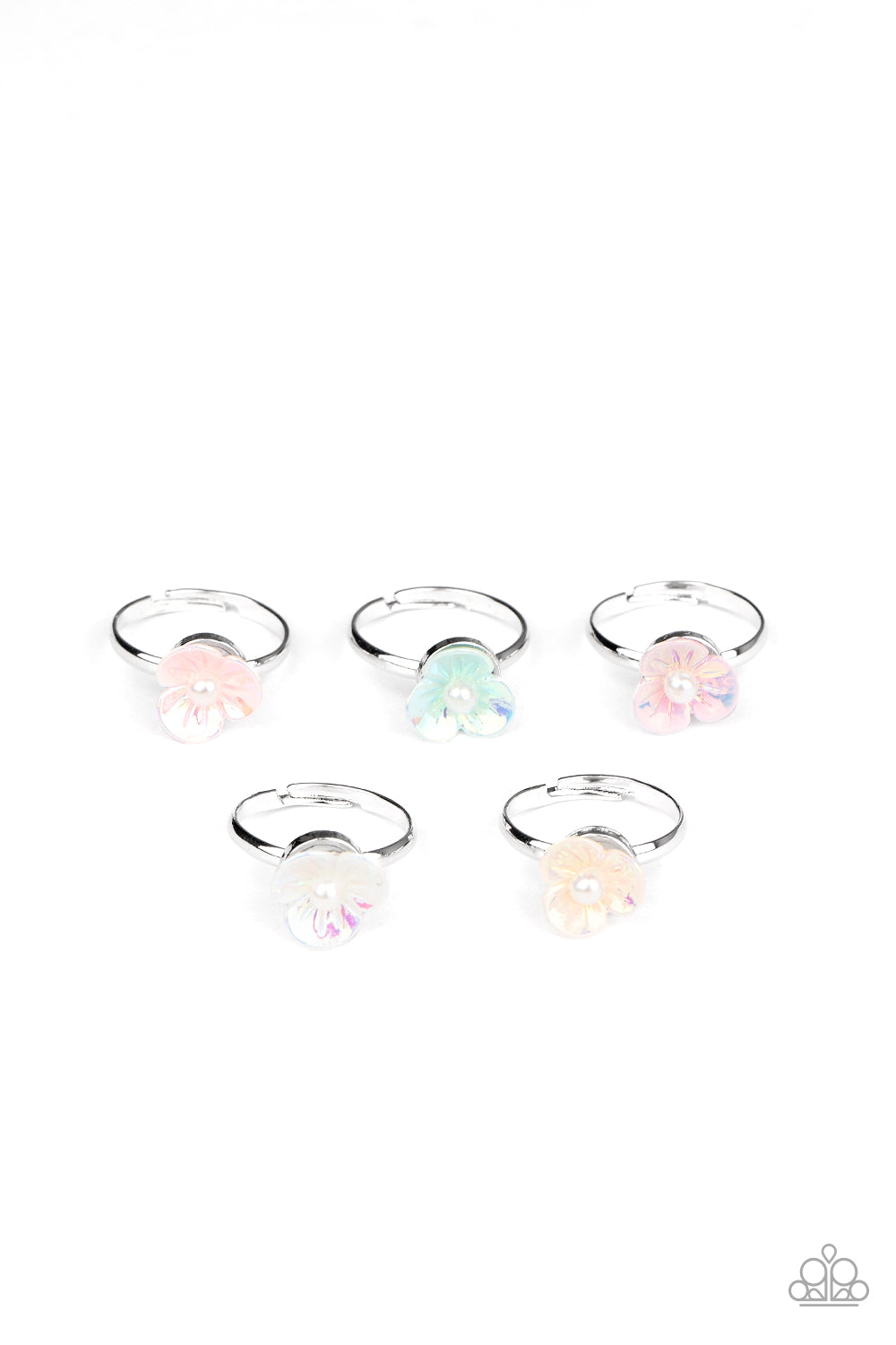 Flower Starlet Shimmer Rings Paparazzi Accessories
