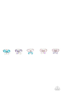 Rhinestone Butterfly Starlet Shimmer Rings Paparazzi Accessories