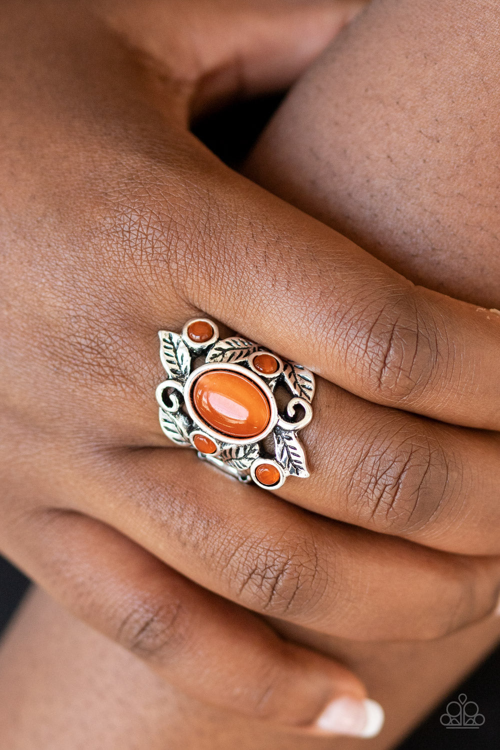 Tropical Dream - Orange Ring Paparazzi Accessories