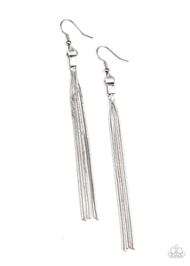 fishhook,silver,Swing Into Action - Silver Earrings