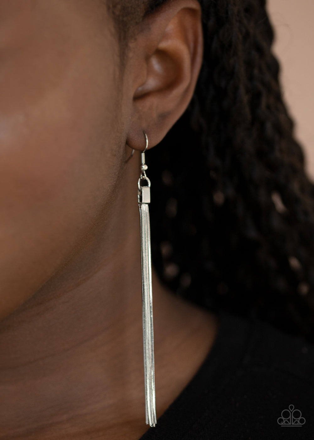 Swing Into Action - Silver Earrings Paparazzi Accessories