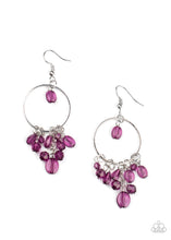 Load image into Gallery viewer, Where The Sky Touches The Sea - Purple Earrings Paparazzi Accessories