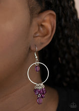 Load image into Gallery viewer, Where The Sky Touches The Sea - Purple Earrings Paparazzi Accessories