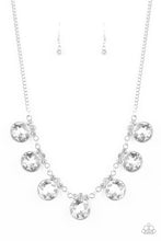 Load image into Gallery viewer, GLOW-Getter Glamour White Necklace Paparazzi Accessories