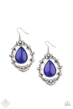Load image into Gallery viewer, Icy Eden Blue Earring Paparazzi Accessories