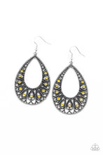 Load image into Gallery viewer, Love To Be Loved Yellow Earring Paparazzi Accessories
