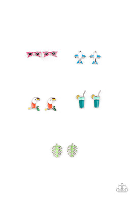 Vacation Starlet Shimmer Earrings Paparazzi Accessories
