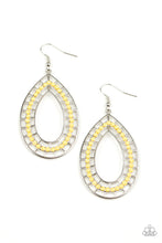 Load image into Gallery viewer, Fruity Fiesta - Yellow Earrings Paparazzi Accessories