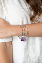 Load image into Gallery viewer, Prairie Plains - Purple Bangle Bracelets Paparazzi Accessories