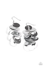 Load image into Gallery viewer, Now You SEQUIN It - Silver Earrings Paparazzi Accessories