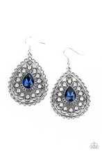 Load image into Gallery viewer, Eat, Drink, and BEAM Merry Blue Earrings Paparazzi Accessories