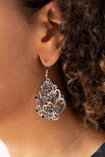 Load image into Gallery viewer, Winter Garden - Blue Rhinestone Earrings Paparazzi Accessories
