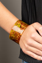 Load image into Gallery viewer, Cosmic Couture - Orange Bracelet Paparazzi Accessories